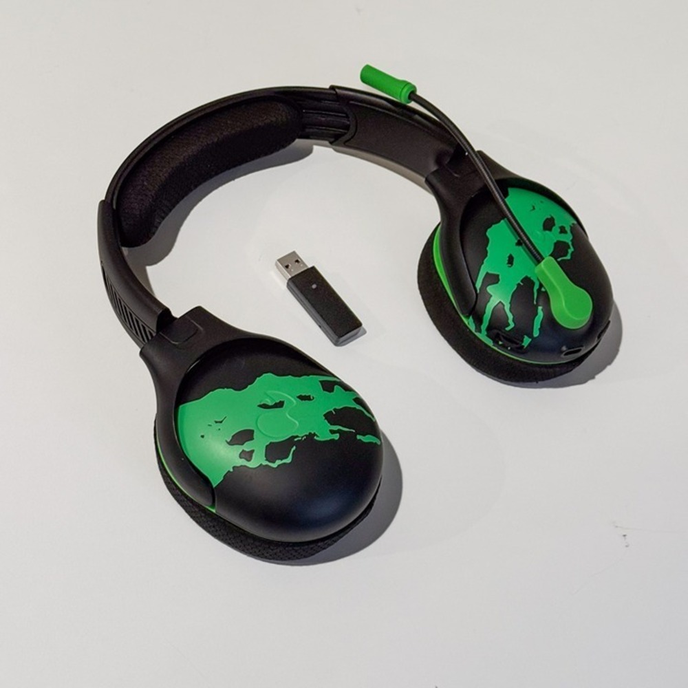 PDP AIRLITE Glow Pro Wireless Headset Jolt Green Glow-in-Dark for Xbox - Tested - Picture 6 of 10